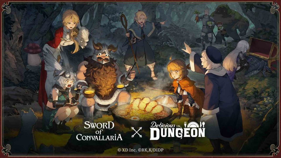 Sword of Convallaria x Delicious in Dungeon art