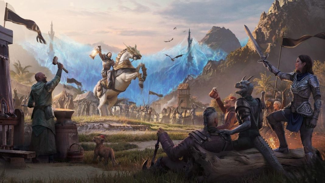 The Elder Scrolls Online- Batalla por el muro convulso art