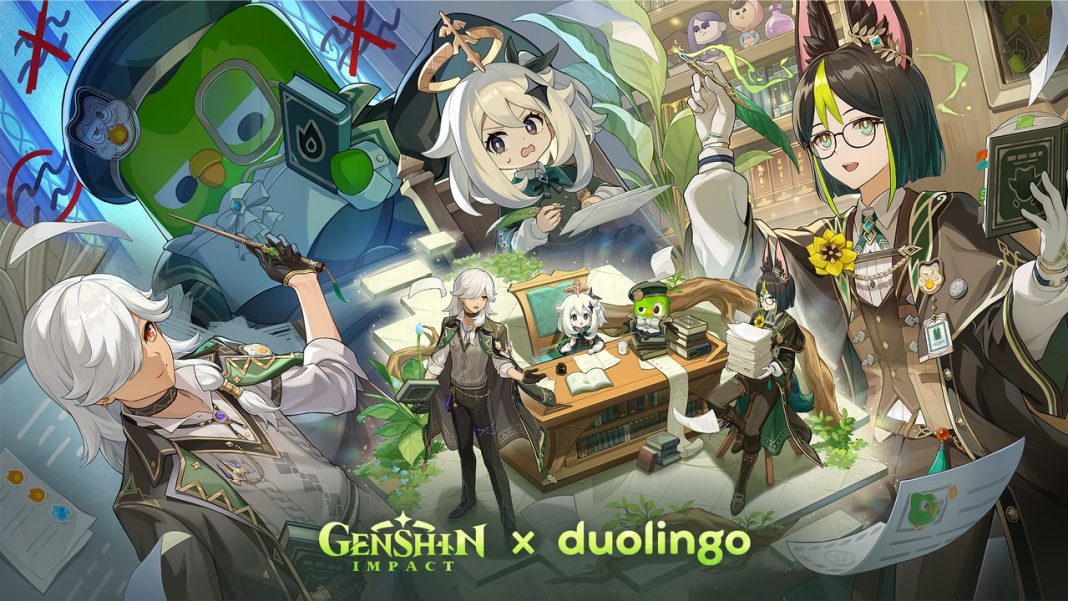 Genshin x duolingo Genshin Impact x Duolingo