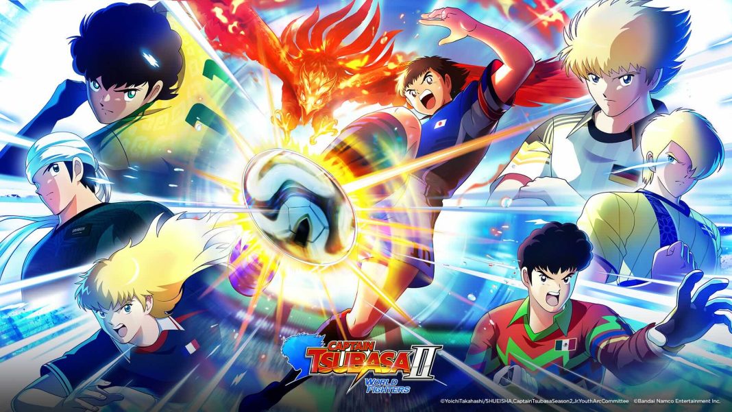 CAPTAIN_TSUBASA_2_WORLD_FIGHTERS_ Key_Art_Team_16-9