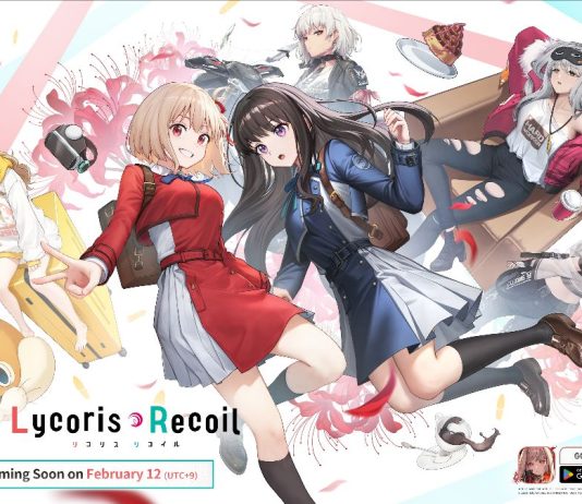 El anime Lycoris Recoil, última colaboración con el RPG Goddess of Victory: NIKKE