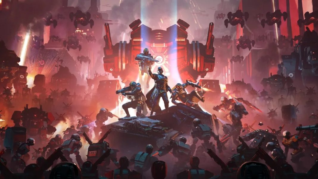HELLDIVERS 2- Maquinaria de opresión art