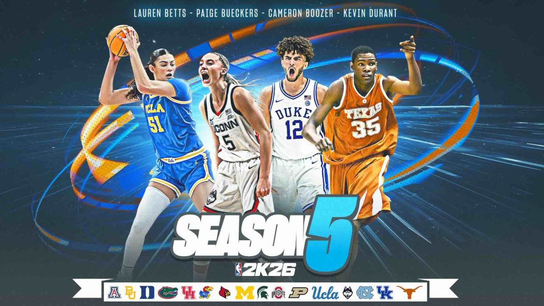 NBA 2K26 Season 5 Key Art