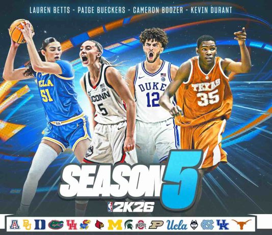 El baloncesto universitario protagonista de la Temporada 5 de NBA 2K26