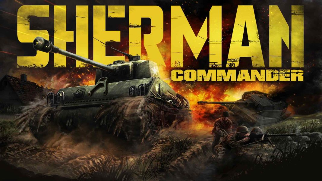 Sherman Commander art