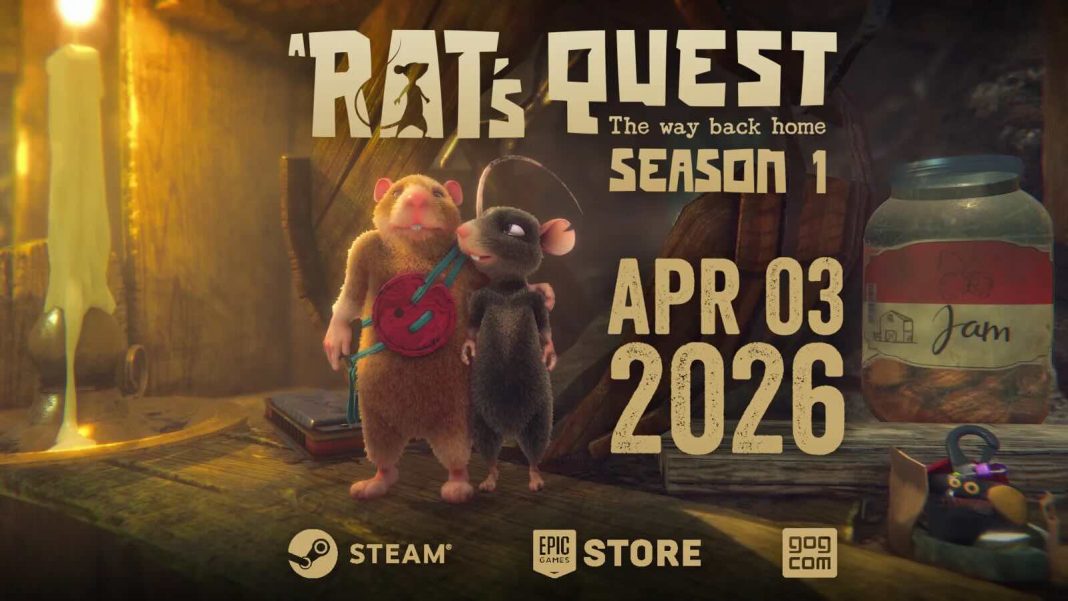 A Rat's Quest - The Way Back Home art