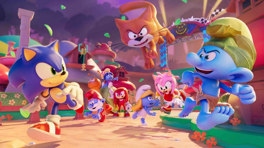 Sonic Rumble x Smurfs_Key Art