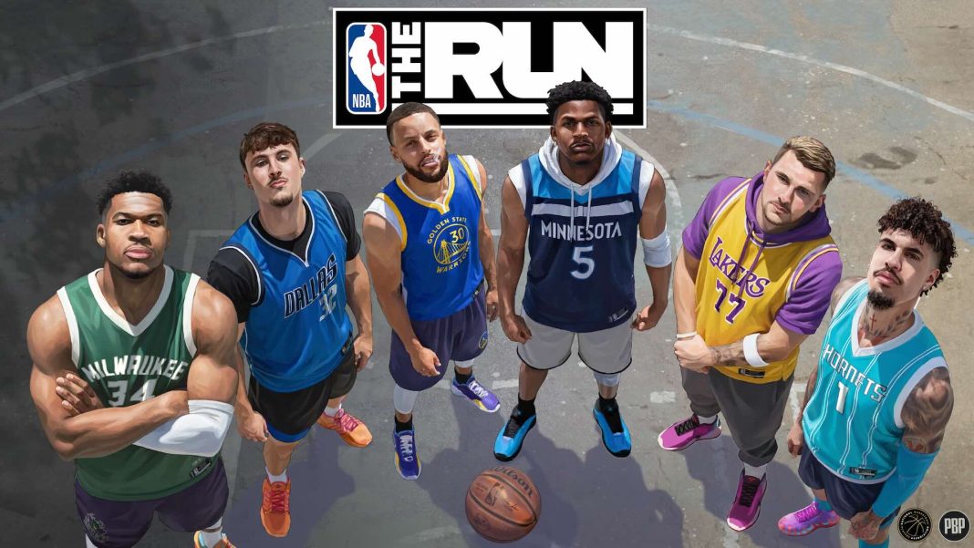 NBA THE RUN Key Art