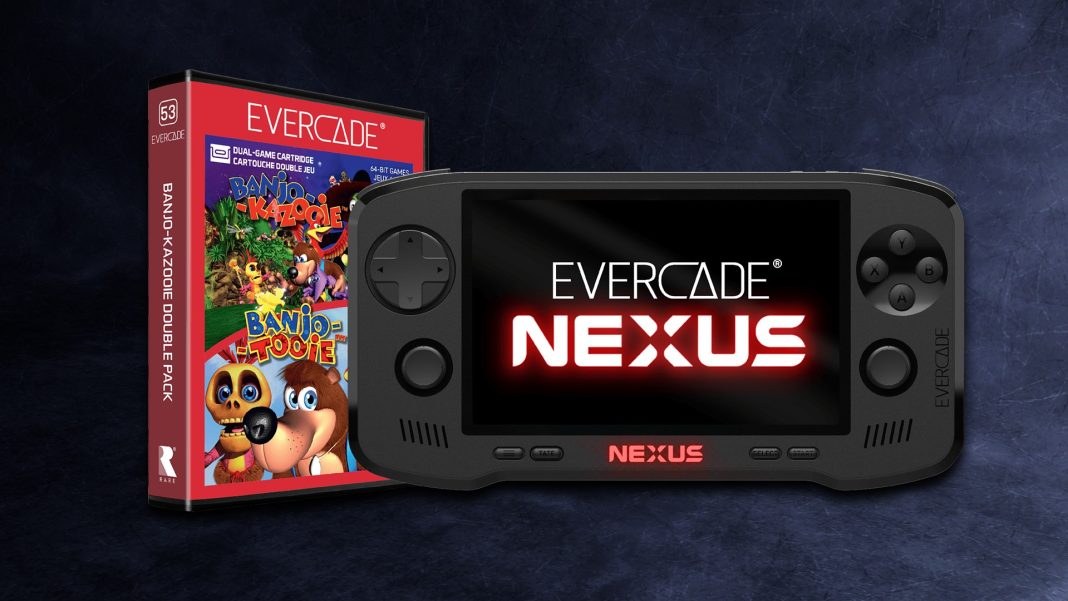 Nexus with Cartridge - 1920x1080 Evercade Nexus