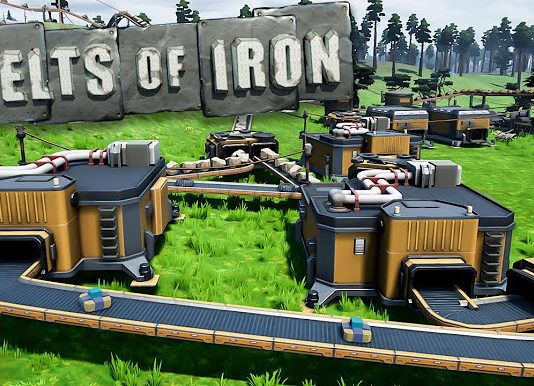 Optimiza tu fábrica... ¡o muere! Belts of Iron se estrenará este mes en Steam