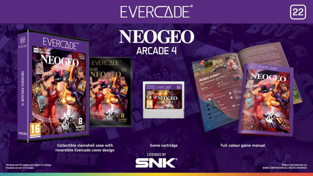 Evercade NEOGEO Arcade 4 - whats in the box