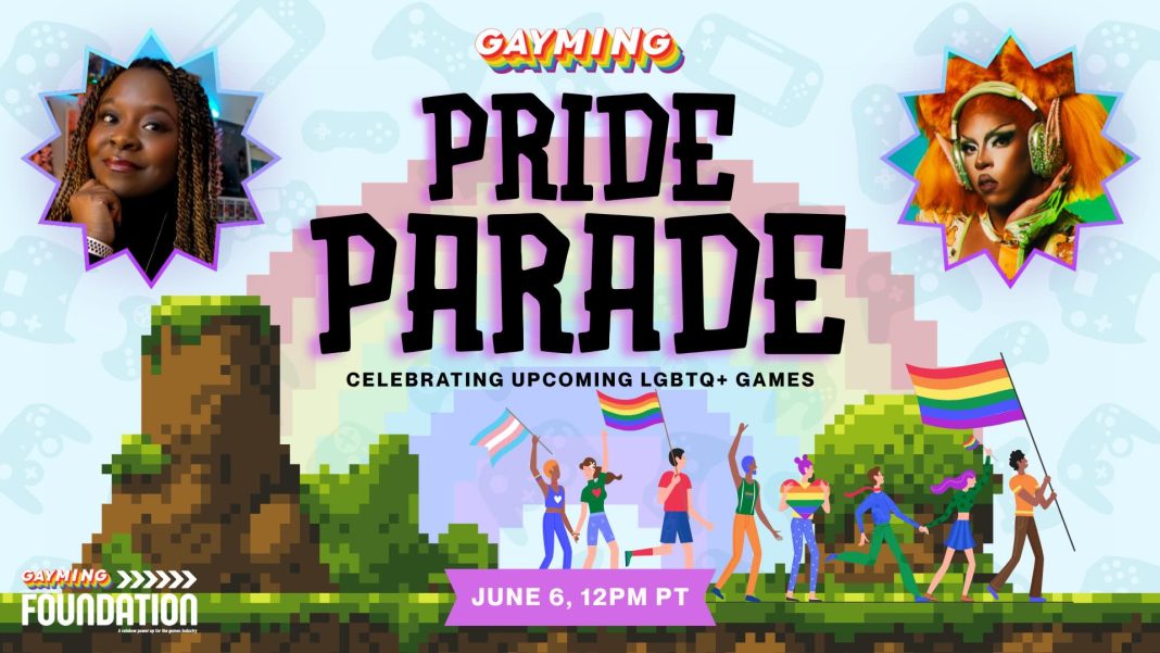 Gayming Pride Parade art