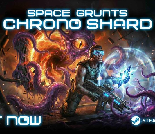 El arcade retro Space Grunts: Chrono Shard se estrena en PC