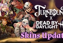 El terror de Dead by Daylight llegará a Turnbound con cuatro aspectos