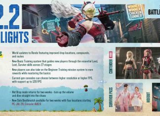 PUBG: BATTLEGROUNDS renueva su Entrenamiento en su actualización 42.2