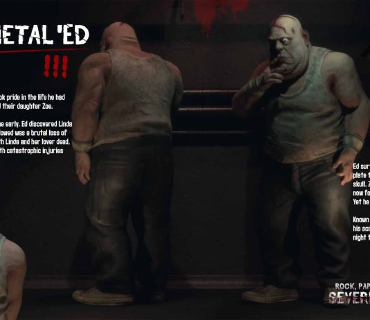 El juego de terror Rock, Paper, Severed presenta en vídeo a Edward Mullen