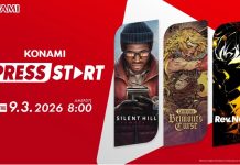 Konami anuncia su evento "Press Start" para esta semana
