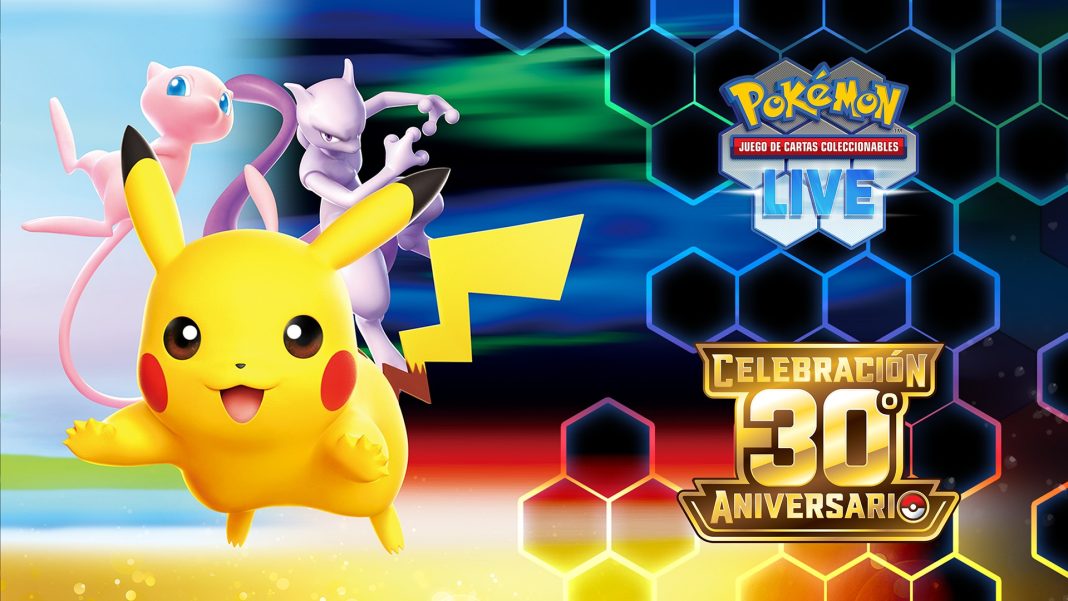 Pokemon_TCG_Live_30th_Celebration_Key_Art_ES Pokémon Celebración 30.º Aniversario