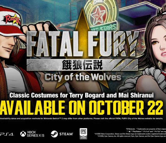 Los trajes clásicos de Mai Shiranui y Terry Bogard llegan a FATAL FURY: City of the Wolves